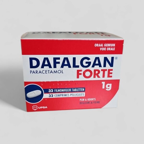 Dafalgan Forte 1g effervescent 32 comprimés.